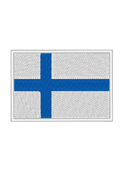 Bandeira da Finlândia  6x4 cm